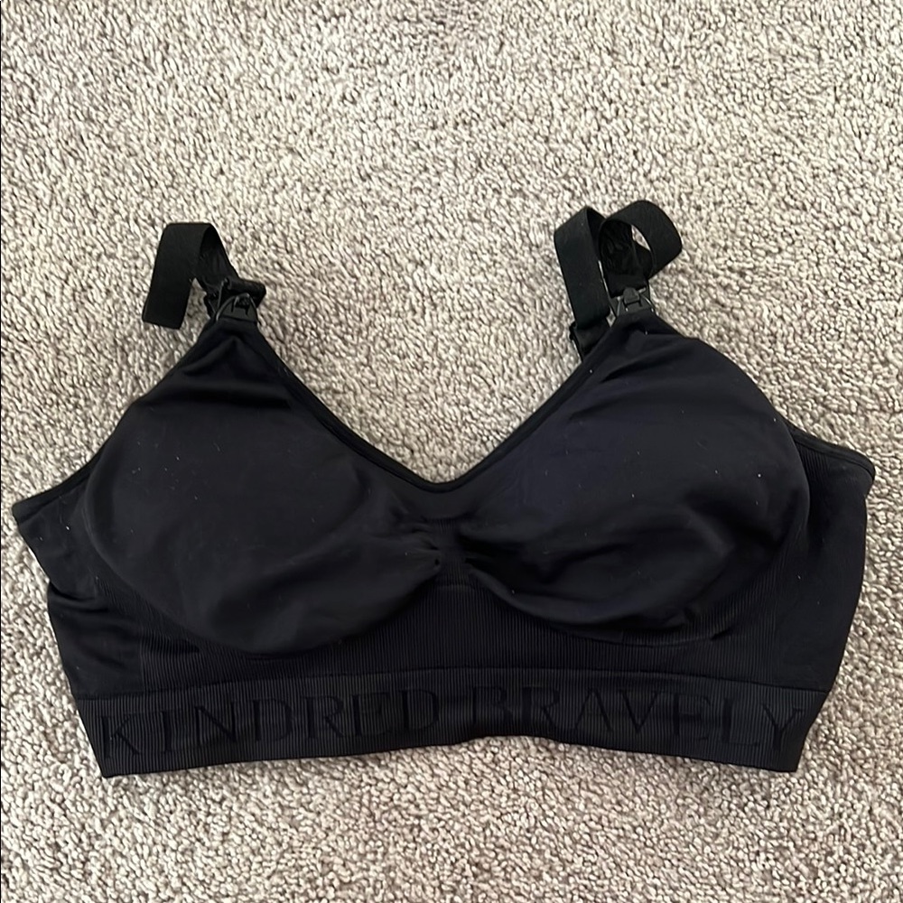 Kindred Bravely Black Maternity/Nursing Nursing Bra